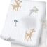 Cotton muslin swaddle - Little Fawn LLJ-121-000-029 Lulujo 6