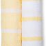 Muslin swaddle set - yellow stripes LLJ-121-013-005 Lulujo 1