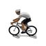 Bahrain Victorious jersey cycling figurine FR-M21 Fonderie Roger 3