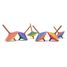 Spinning top Tukan purple turquoise 75 mm MA-BS208VT Mader 4