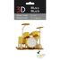 3D Paper model - Drums FRI-11572 Fridolin 2
