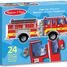 Giant Fire Truck Floor Puzzle MD-10436 Melissa & Doug 3