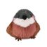 Sparrow bird plush toy 15 cm HO3441 Histoire d'Ours 1