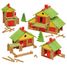 My wooden chalet 330 pieces JJ1805 Jeujura 3