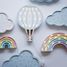 Little Lights Hot Air Balloon Lamp Blue Sky LL027-364 Little Lights 5