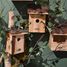 Blue tit bird house with bark roof ED-NK111 Esschert Design 2