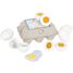 Box with 6 wooden eggs LE12844 Small Foot company 3