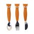 Silicone cutlery set 3-pack Mr Fox TX-96-448 Trixie 1