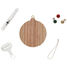 Christmas imprint decoration wood PA2700 Vintiun 5