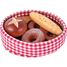 Bread and pastries in cotton basket TA-0616.2 Tanner 1
