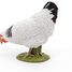 Pecking White Hen Figurine PA51160-3621 Papo 5