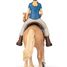 Western horse and his rider figurine PA-51566 Papo 6