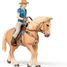 Western horse and his rider figurine PA-51566 Papo 2