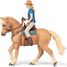 Western horse and his rider figurine PA-51566 Papo 4