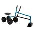 Blue excavator with wheels LE12798 Small Foot company 5
