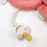 Glow-in-the-dark pacifier clip Jeanne the cat LL83592 Lilliputiens 2