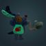 Glow-in-the-dark pacifier clip Jules the dog LL83593 Lilliputiens 2
