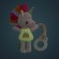 Glow-in-the-dark pacifier clip Lena the unicorn LL83594 Lilliputiens 3