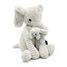 Elephant plush toy mother and her baby DE72804 Les Déglingos 3