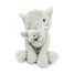 Elephant plush toy mother and her baby DE72804 Les Déglingos 6