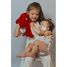 Méloé Rabbit Plush Toy 37cm - Passion red MA0239 Maïlou Tradition 6