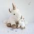 Gold Unicorn Plush 45 cm HO2769 Histoire d'Ours 2