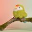 Parakeet bird plush toy 15 cm HO3442 Histoire d'Ours 4