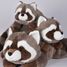 Weighted Brown Raccoon Plush 32 cm HO3303 Histoire d'Ours 2