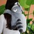 Weighted Gray Raccoon Plush 50 cm HO3395 Histoire d'Ours 3