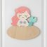 Customizable door sign Mermaid VI-PLP24 Vintiun 4