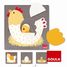 Puzzle hen, egg, chick GO53027-4036 Goula 2