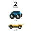 Blue Car Transporter wagon BR33577-3689 Brio 3