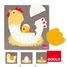 Puzzle hen, egg, chick GO53027-4036 Goula 1