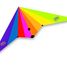 Delta kite with double handle V02947-4252 Vilac 1