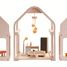 Furnished 3-in-1 dollhouse PT7611 Plan Toys, The green company 10