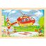 Reversible puzzle helicopter and fire engine GK57301 Goki 3