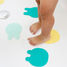 Non-slip bath jellyfish - mint yellow QU-173656 Quut 2