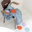 Non-slip bath jellyfish - coral blue QU-173670 Quut 7