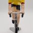 Cyclist figure R Yellow jersey with black edging FR-R12 Fonderie Roger 4