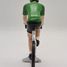 Cyclist figure R Green jersey best sprinter FR-R6 Fonderie Roger 2