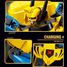 Robot Super PR Mecha yellow blue SL-M38-B1298 Sluban 6