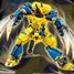 Robot Super PR Mecha yellow blue SL-M38-B1298 Sluban 8