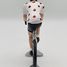 Cyclist figure R Polka dot jersey FR-R2 Fonderie Roger 2