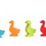 Set of 4 wooden geese JJ-98991 Jeujura 1