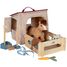 Horse with stall and accessories LE12731 Small Foot company 1