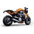 Model Bricks - Orange motorcycle SL-M38-B1130 Sluban 3