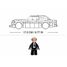 Model Bricks - Car of a secret agent SL-M38-B1125 Sluban 5