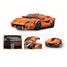 Model Bricks - Orange sports car SL-M38-B1127 Sluban 4