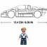 Model Bricks - Orange sports car SL-M38-B1127 Sluban 5
