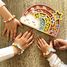 Rainbow box wooden beads SYCRE3283 Sycomore 5